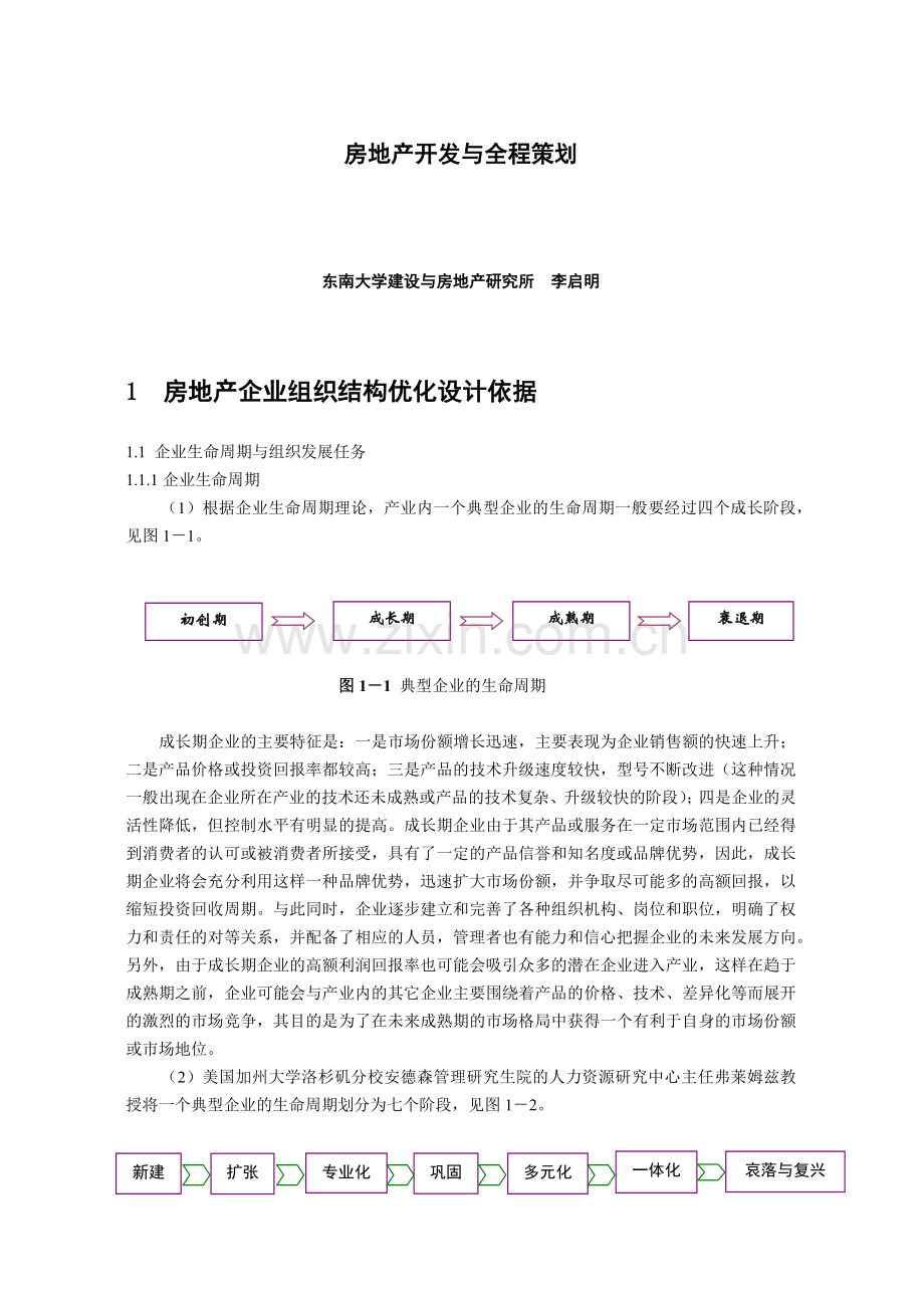 房地产开发与全程策划(南京房产局讲座).docx_第1页