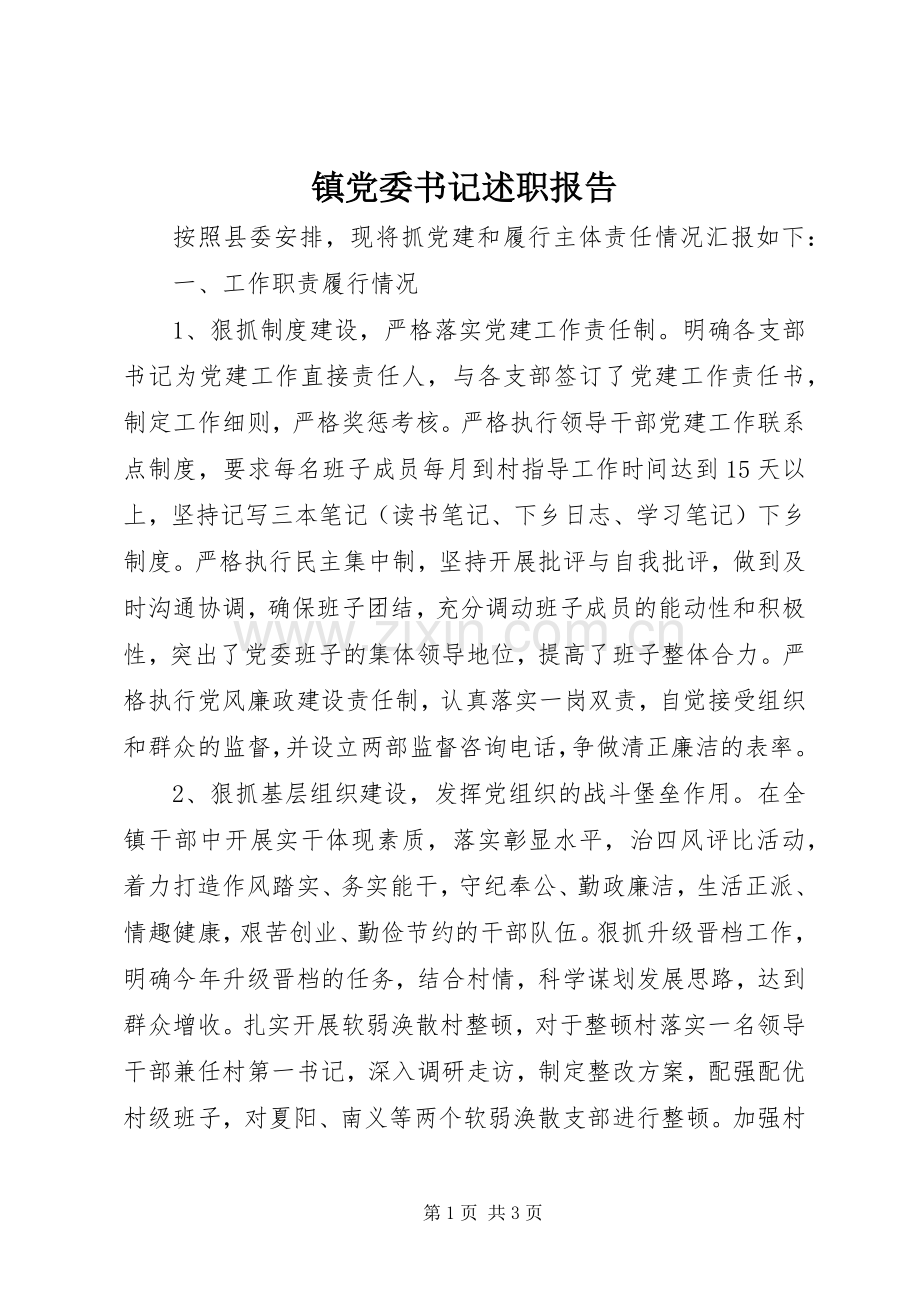 镇党委书记述职报告 (53).docx_第1页