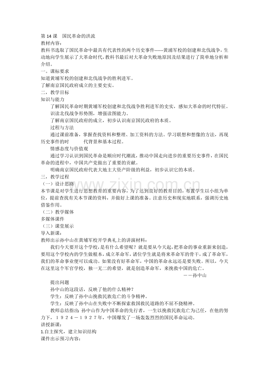 国民革命的洪流.doc_第1页