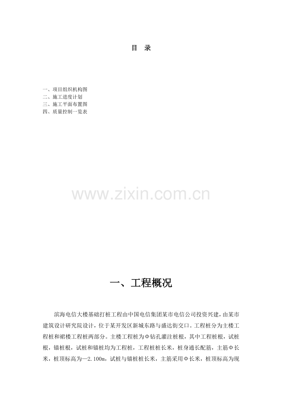 基础打桩工程施工组织设计方案(35页).doc_第1页