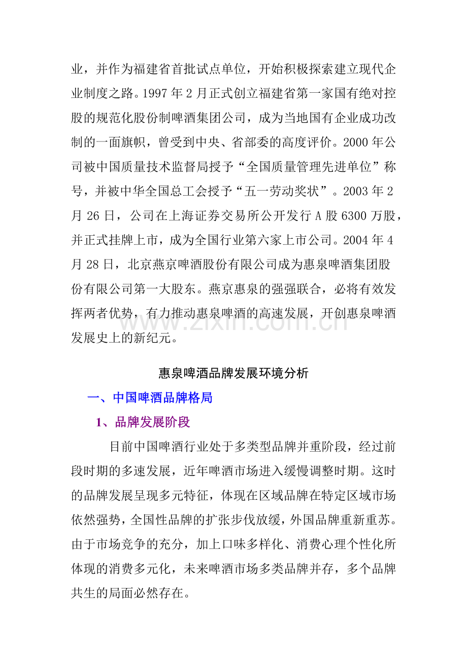 惠泉啤酒品牌建议书.docx_第2页