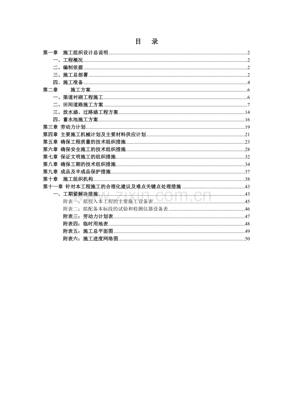 国家农业综合开发年度土地治理项目施工组织.docx_第2页