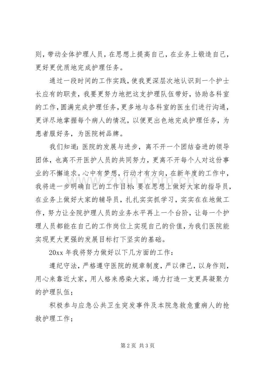 护士长年度述职报告模板.docx_第2页