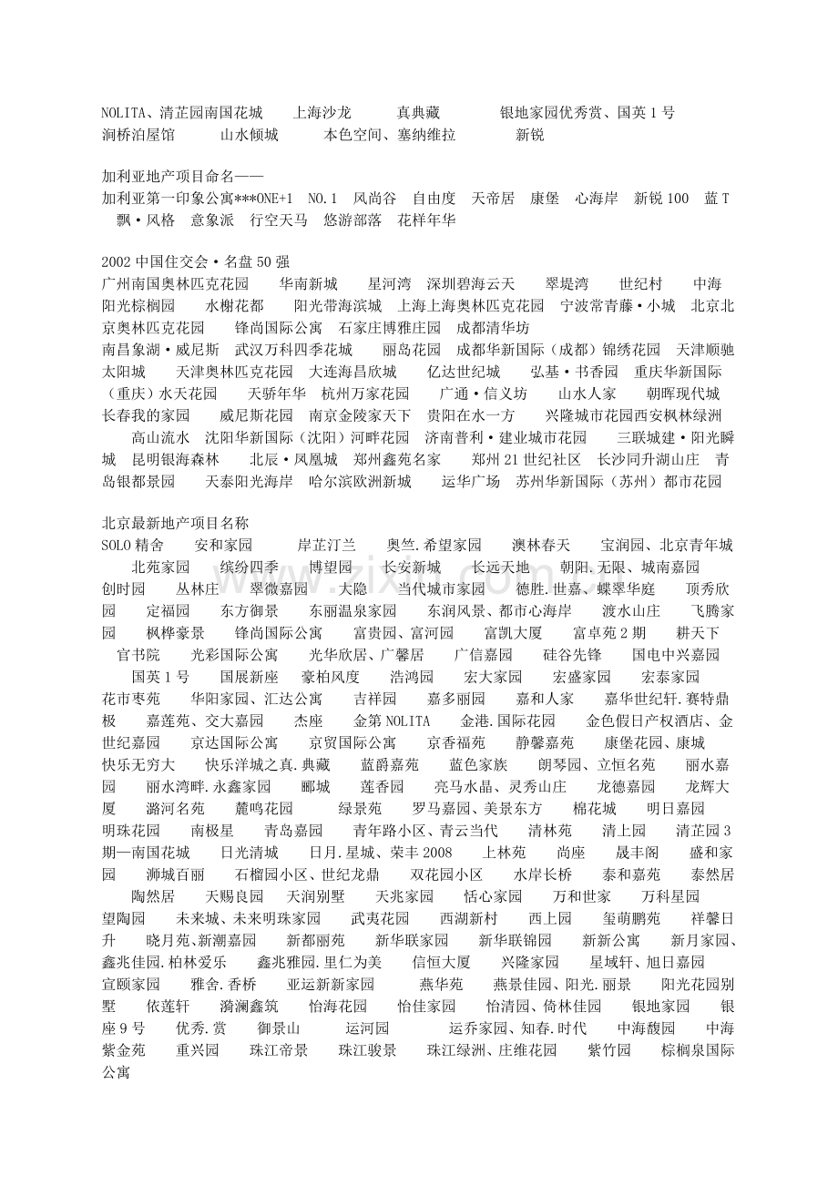 房地产案名、主题广告语、系列文案大全-246p.docx_第2页