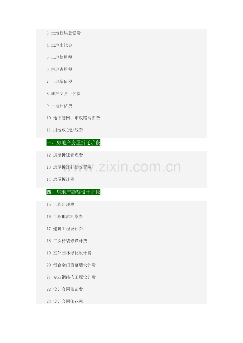 房地产开发到建设需缴纳的116项费用( 51页).docx_第2页
