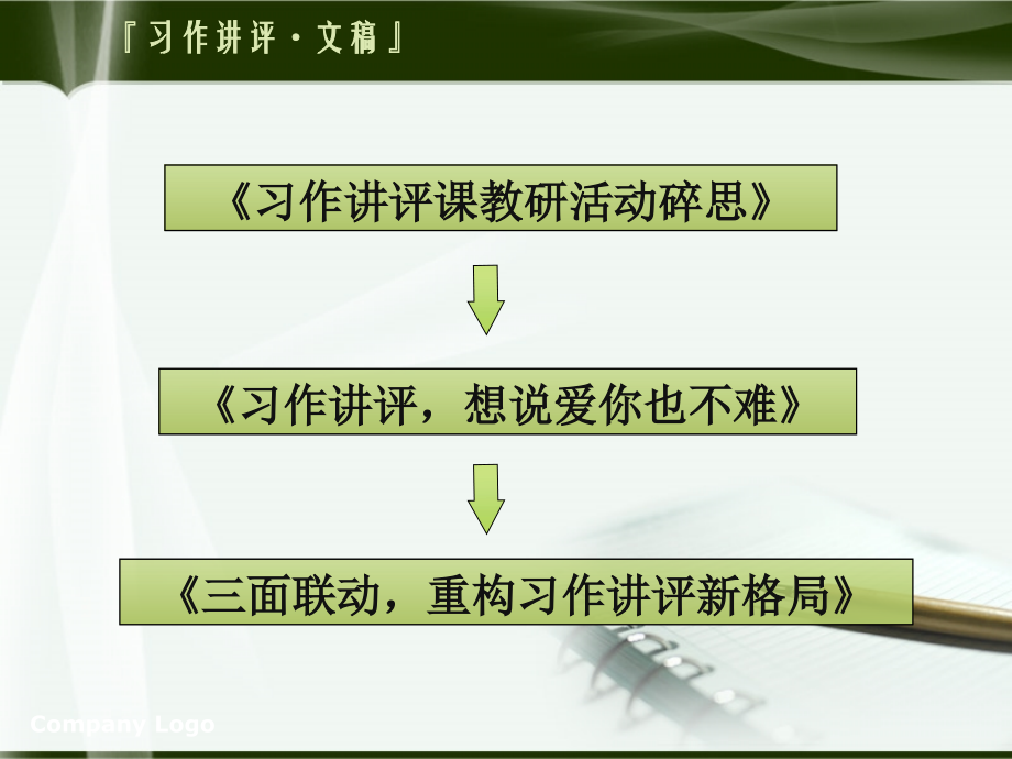 优秀成果报告会讲稿：我的习作讲评三部曲-课件.ppt_第2页