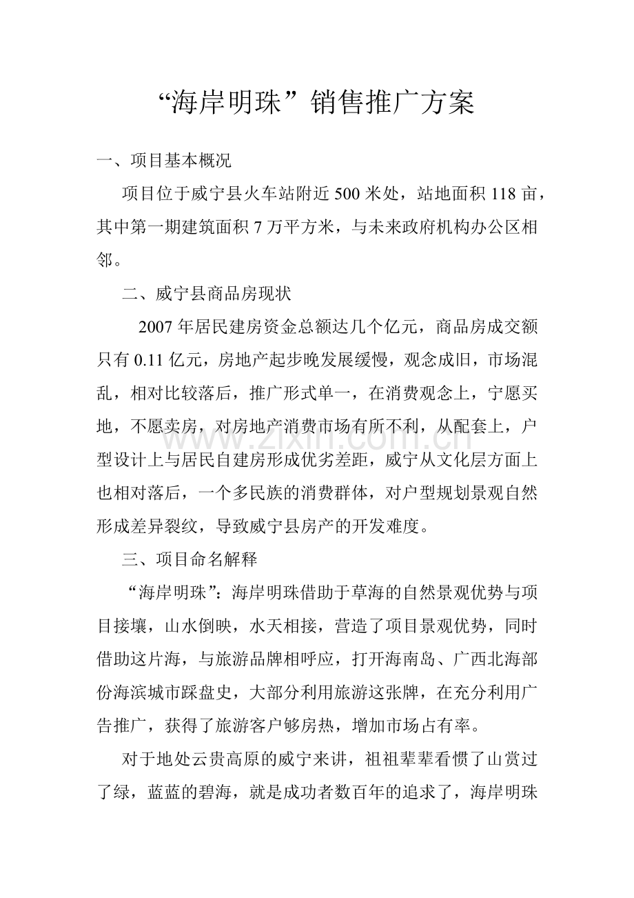 咸宁县地产策划.docx_第1页