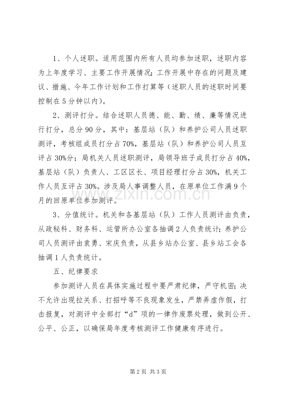 交通局述职测评工作意见.docx_第2页