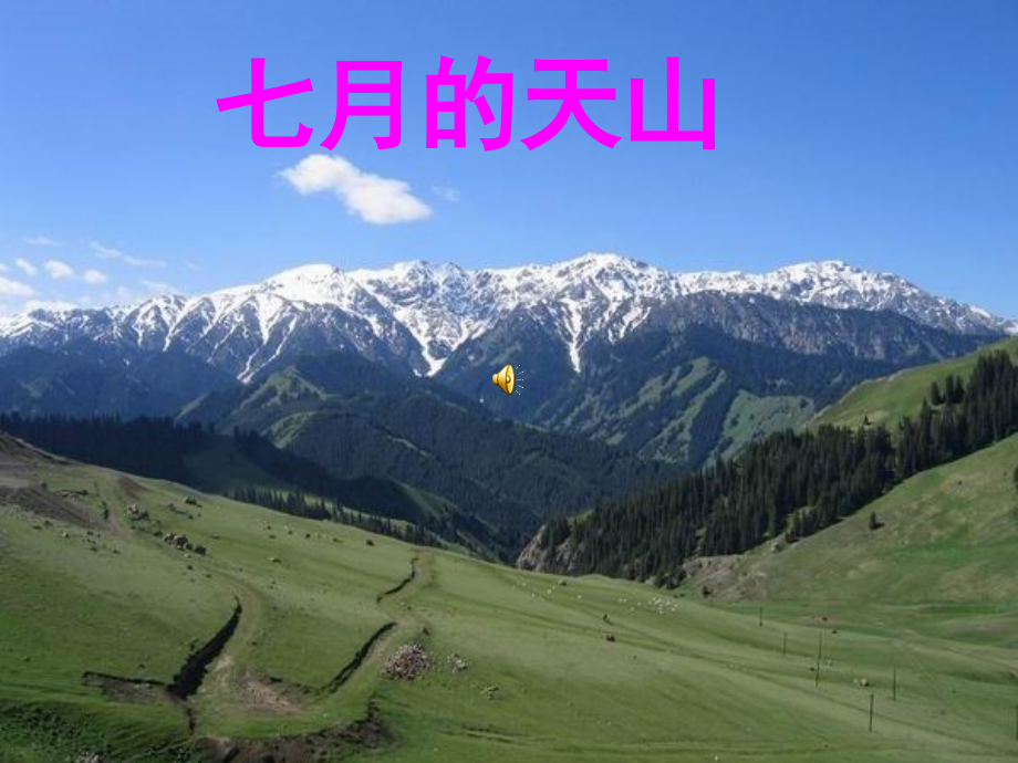 七月的天山-ppt.ppt_第1页