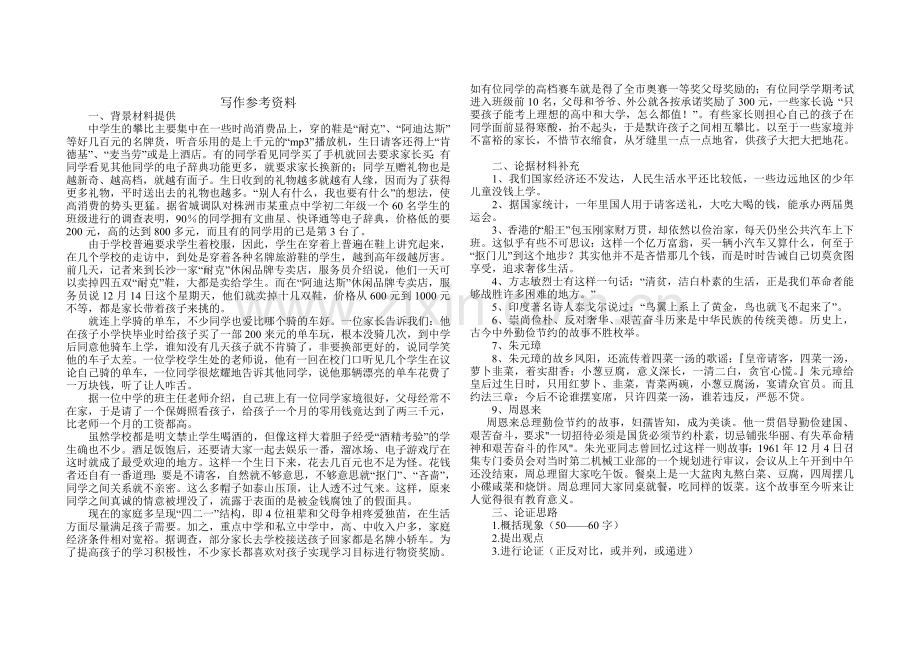 议论文写作素材.doc_第1页