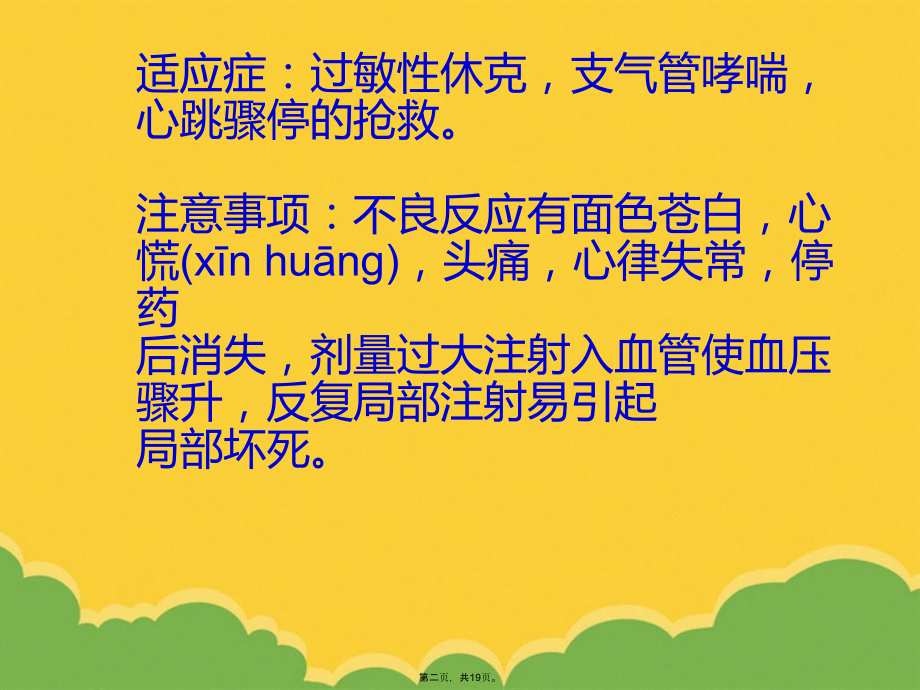 常用急救药品的剂量用法.pptx_第2页