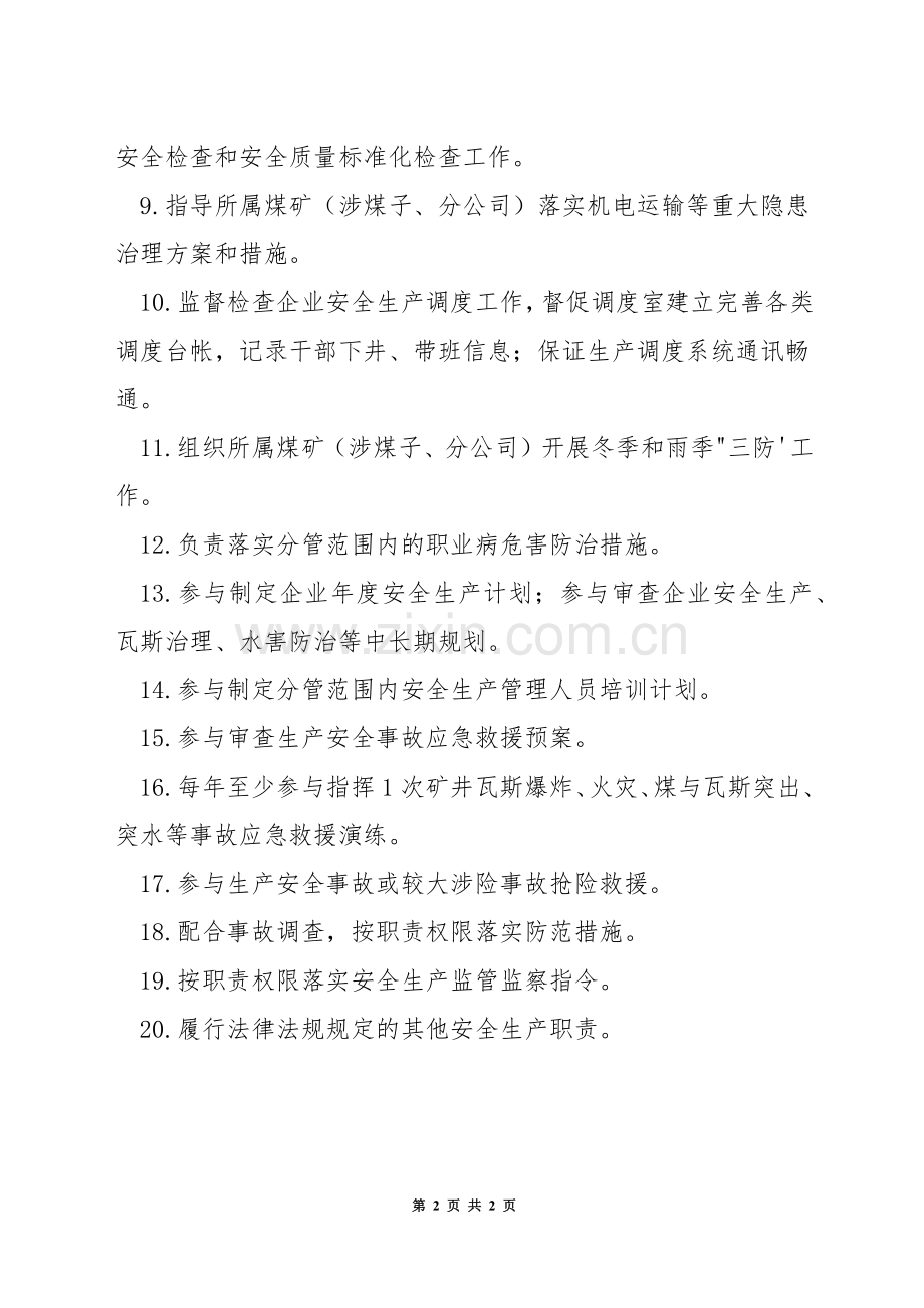 企业生产副总经理安全生产责任制.docx_第2页
