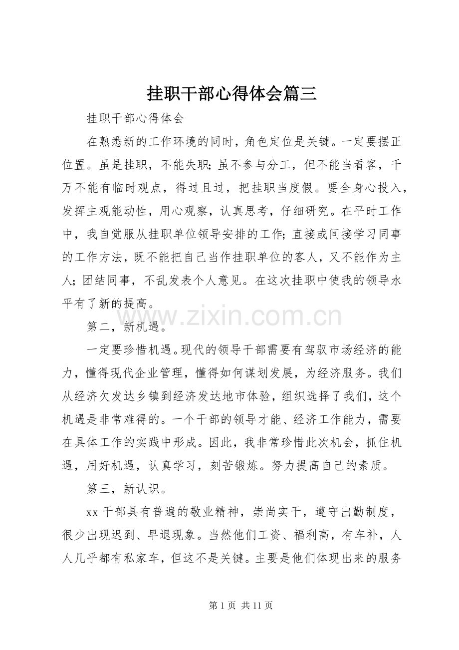 挂职干部心得体会篇三.docx_第1页
