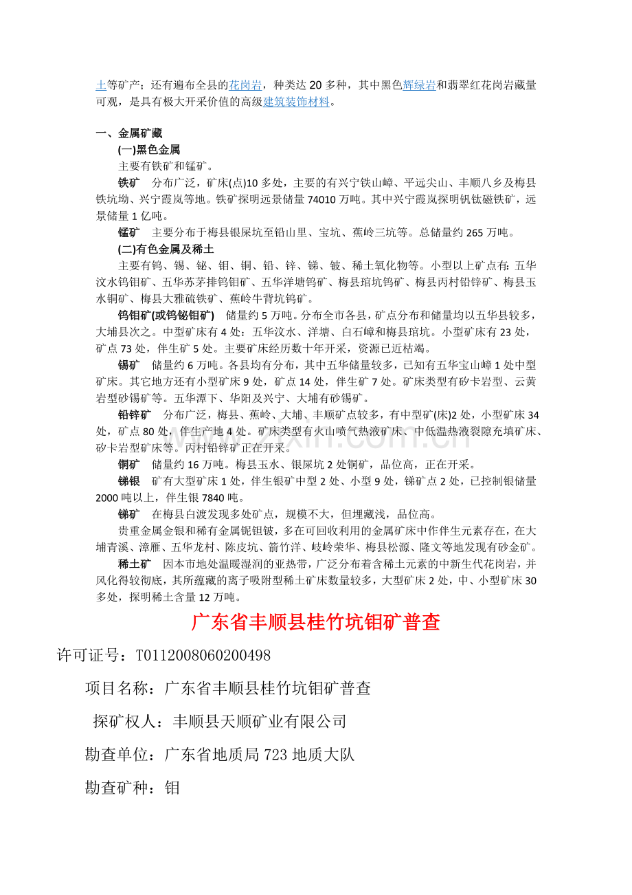 丰顺矿业情况.docx_第2页