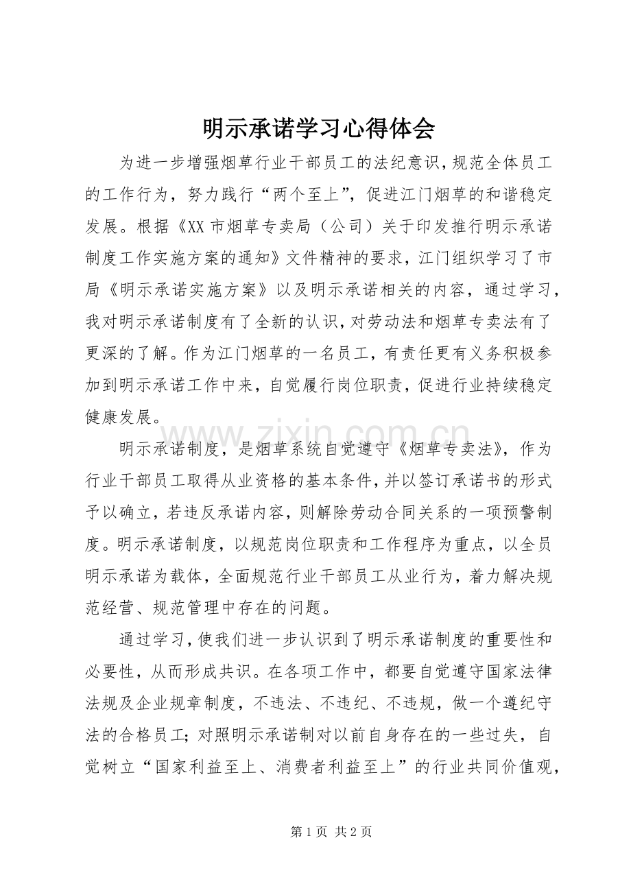 明示承诺学习心得体会.docx_第1页