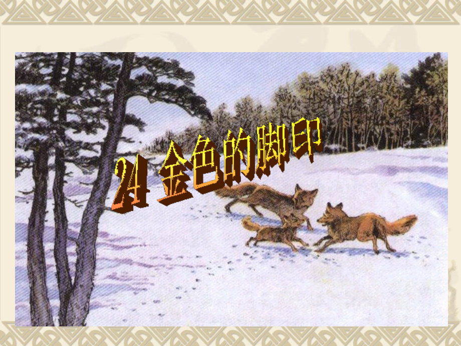 金色的脚印2.ppt_第1页