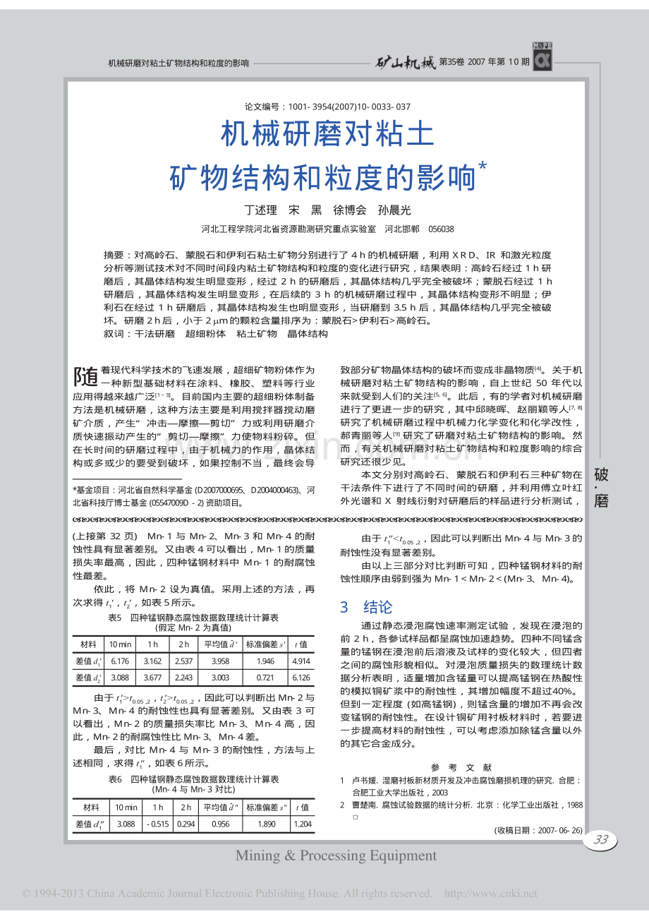 机械研磨 对 结构和粒度的影响.pdf_第1页