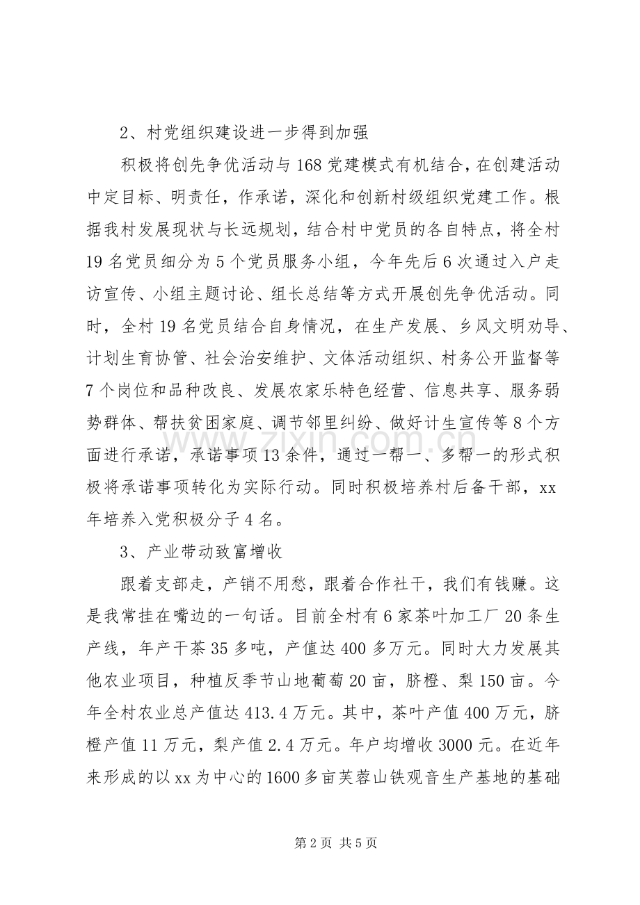 XX年村支部个人述职述廉报告.docx_第2页