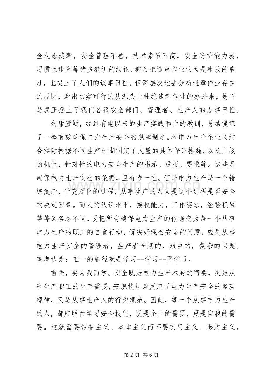 电力安全心得体会.docx_第2页