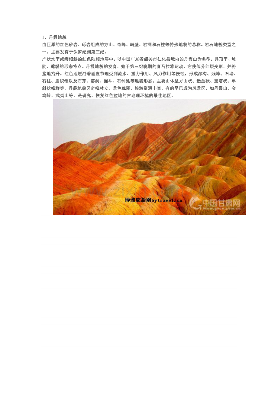 常见的16种地貌.doc_第1页