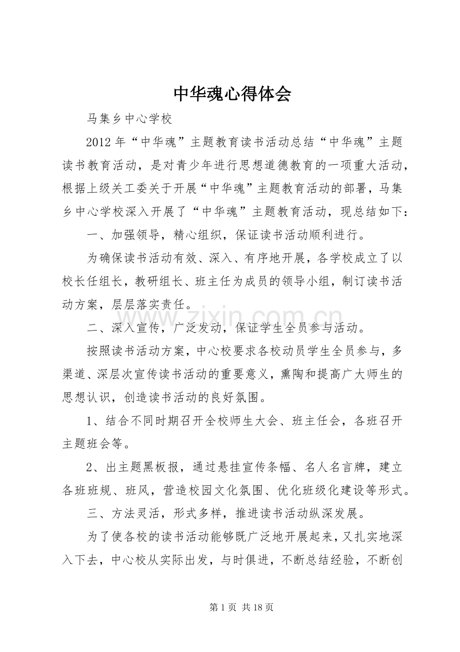 中华魂心得体会.docx_第1页