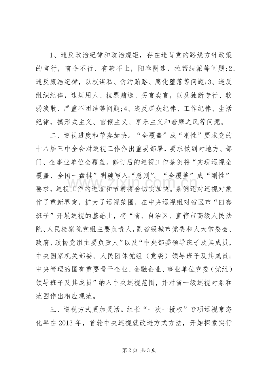 新巡视工作条例学习心得.docx_第2页