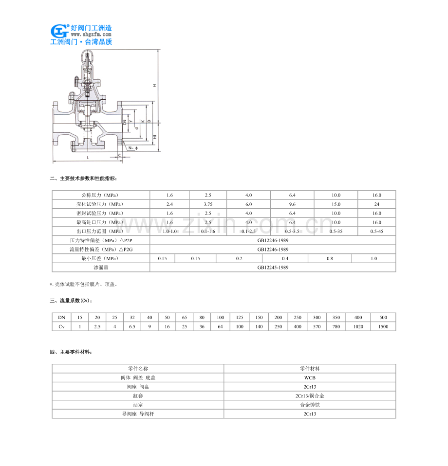 Y43H蒸汽减压阀.doc_第2页