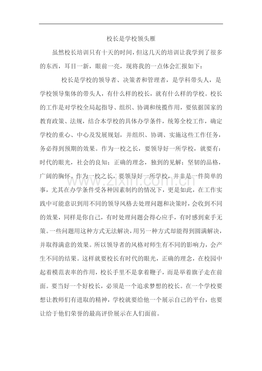 校长是学校领头雁.doc_第1页