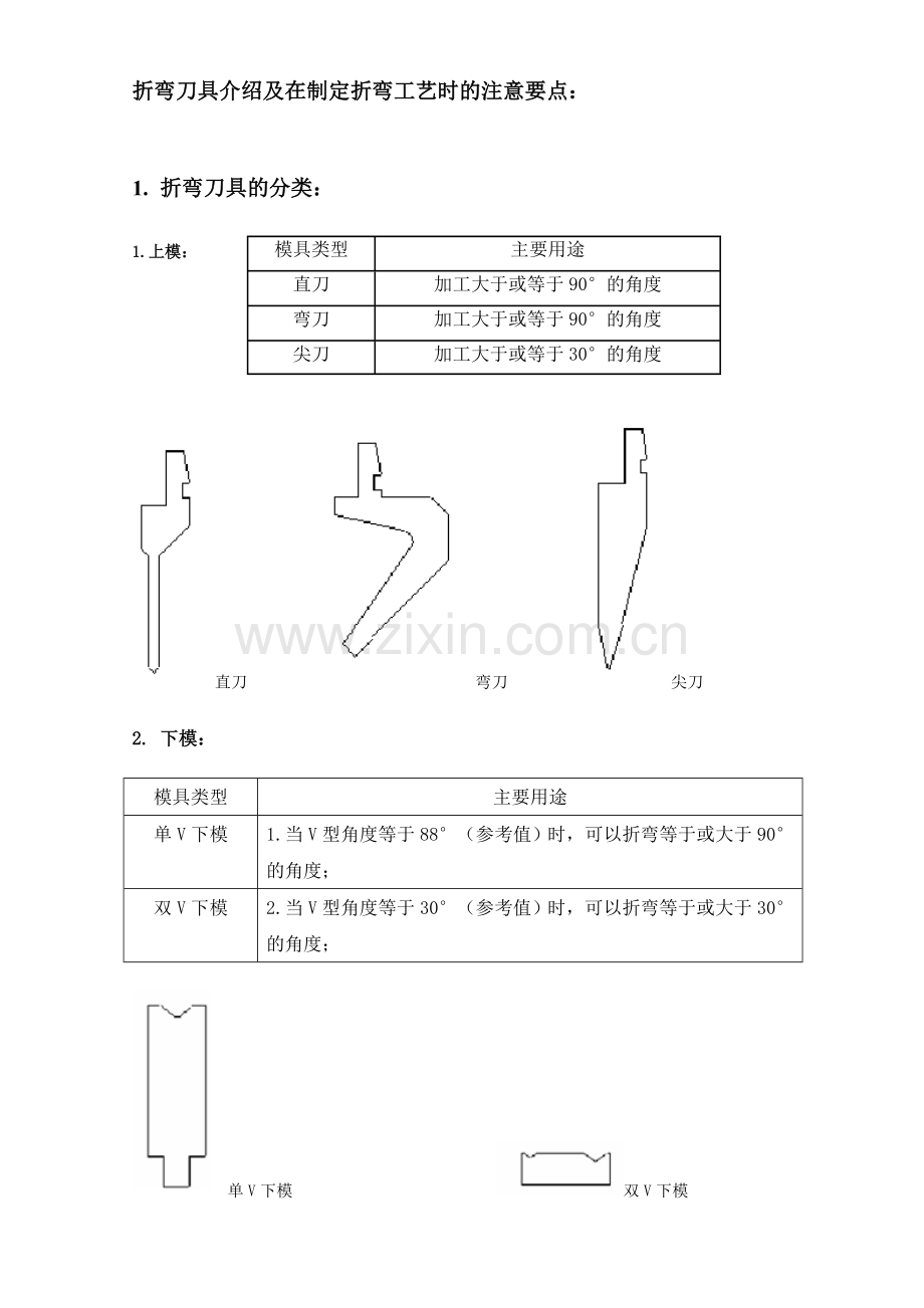 折弯及折弯刀具.doc_第1页