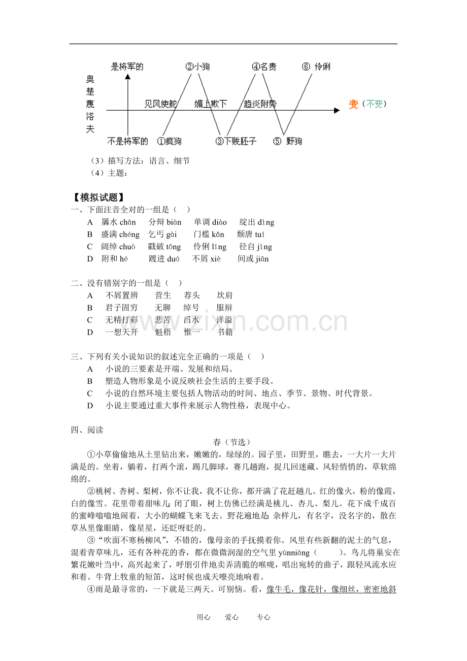 九年级语文《孔乙己》《变色龙》人教版知识精讲.doc_第2页
