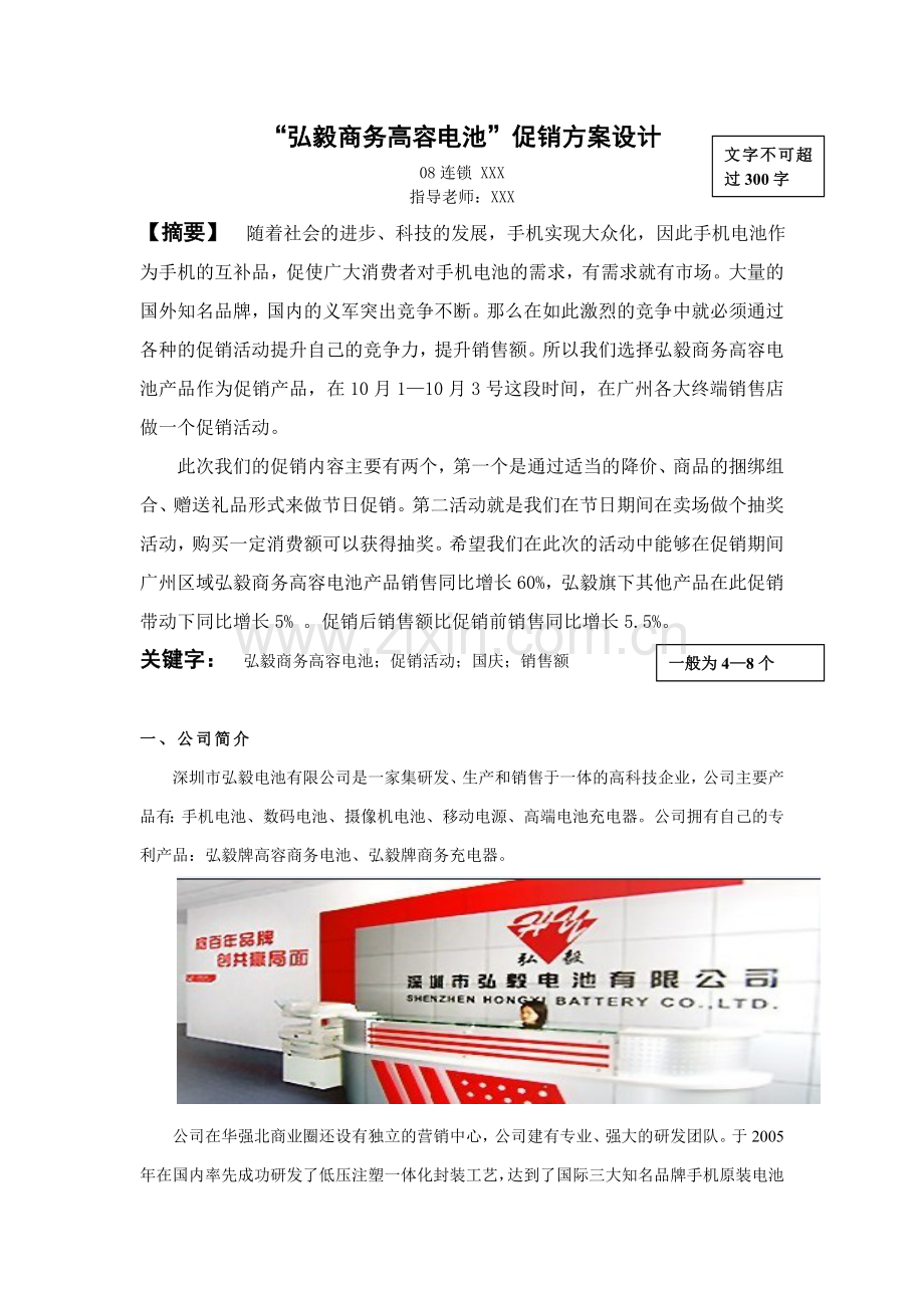 XXX弘毅电池促销方案设计.doc_第2页