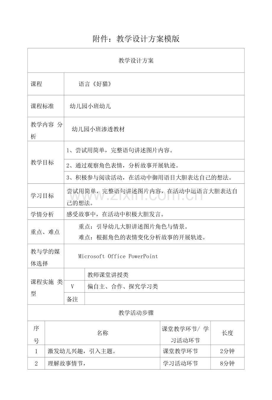 《好猫》教学设计方案.docx_第1页