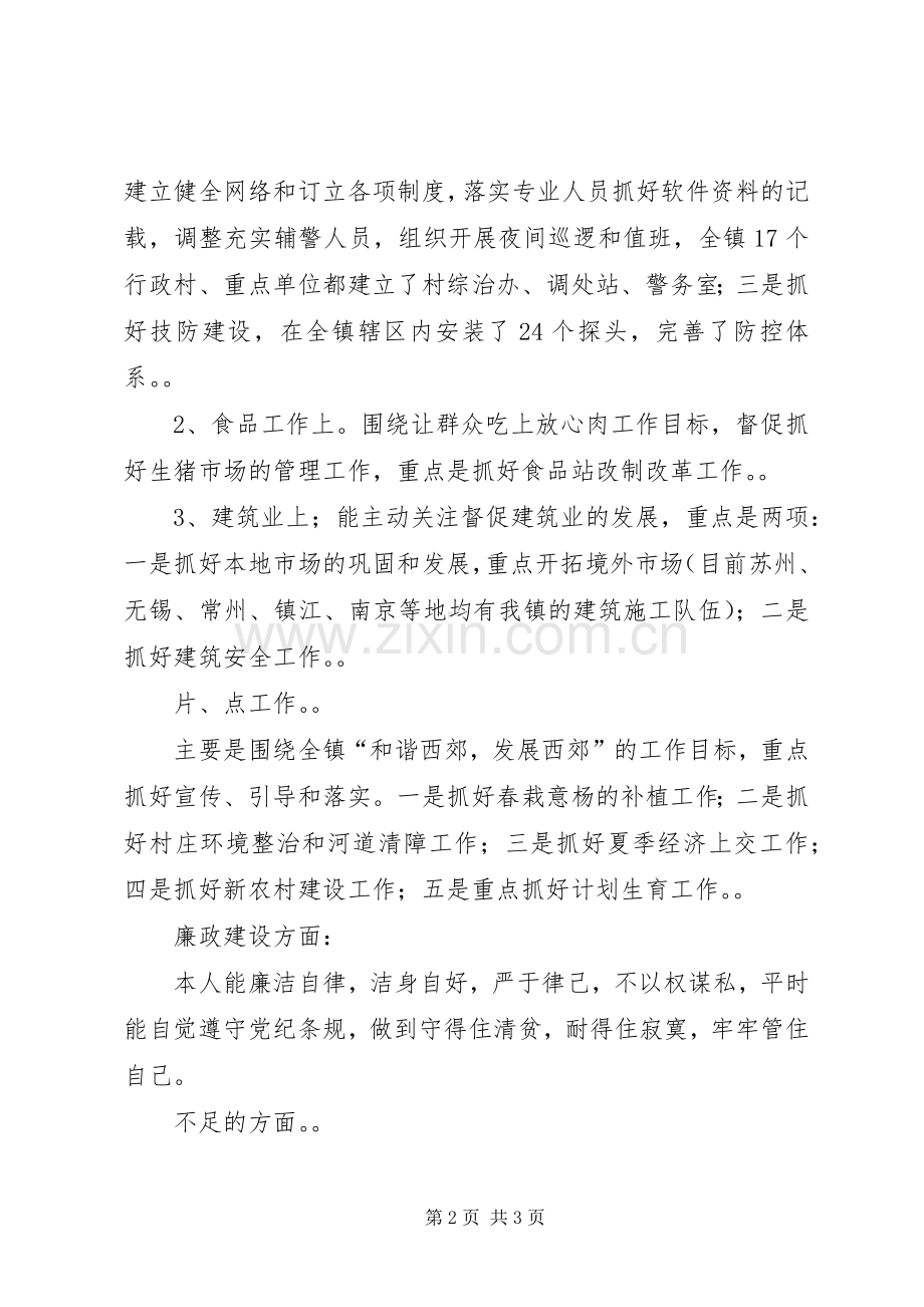 乡镇党委副书记德能勤绩廉述职报告.docx_第2页
