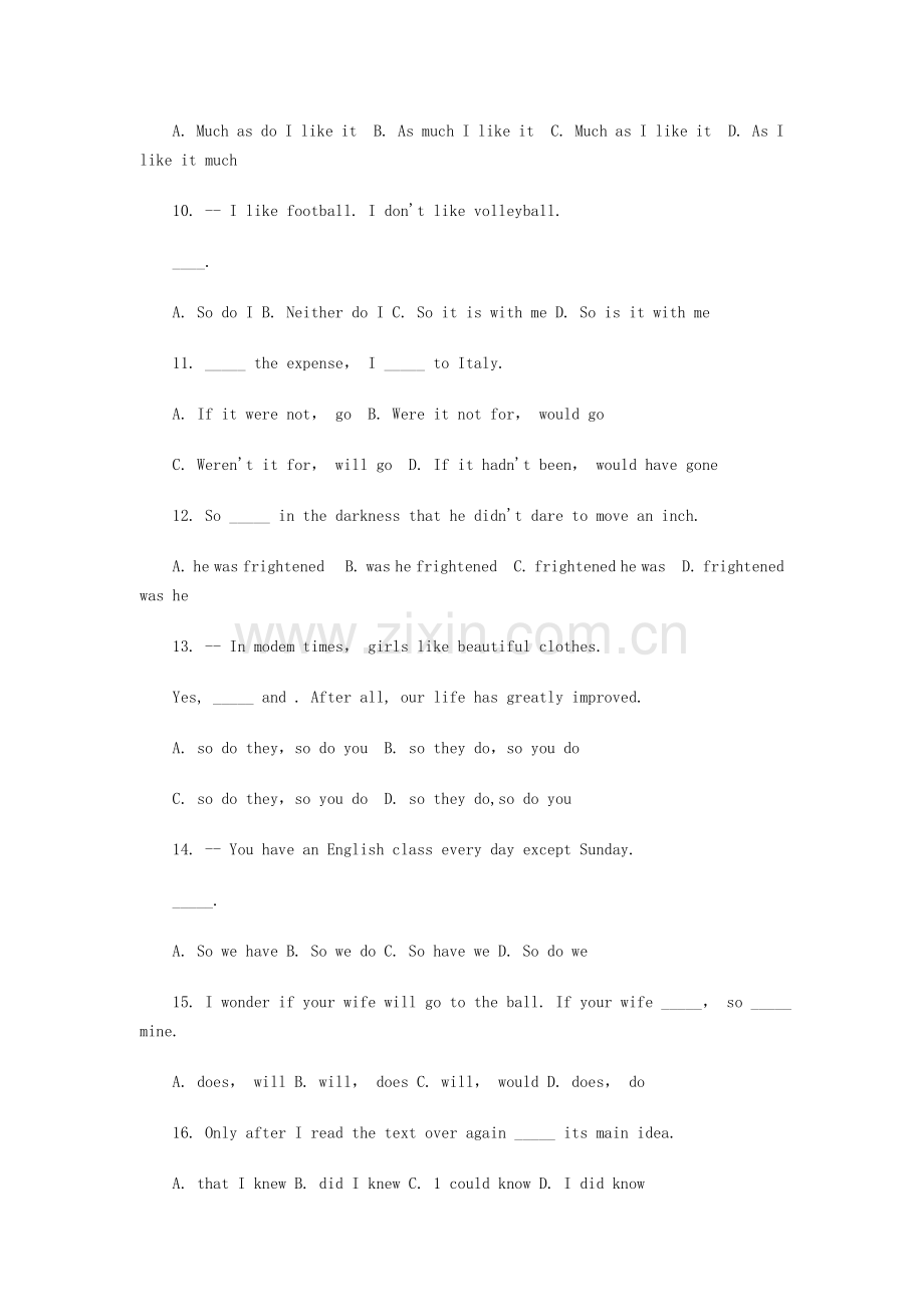 倒装句练习.doc_第2页