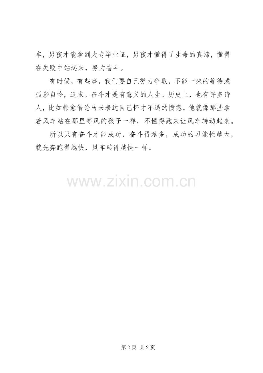 《希望是只美丽的风车》读后感.docx_第2页