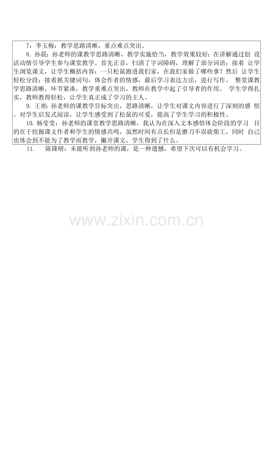 小学语文上册教研组评课记录电子版.docx_第2页