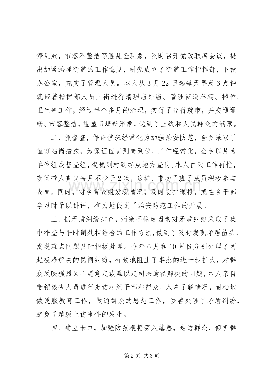 XX年党委书记综治述职报告.docx_第2页