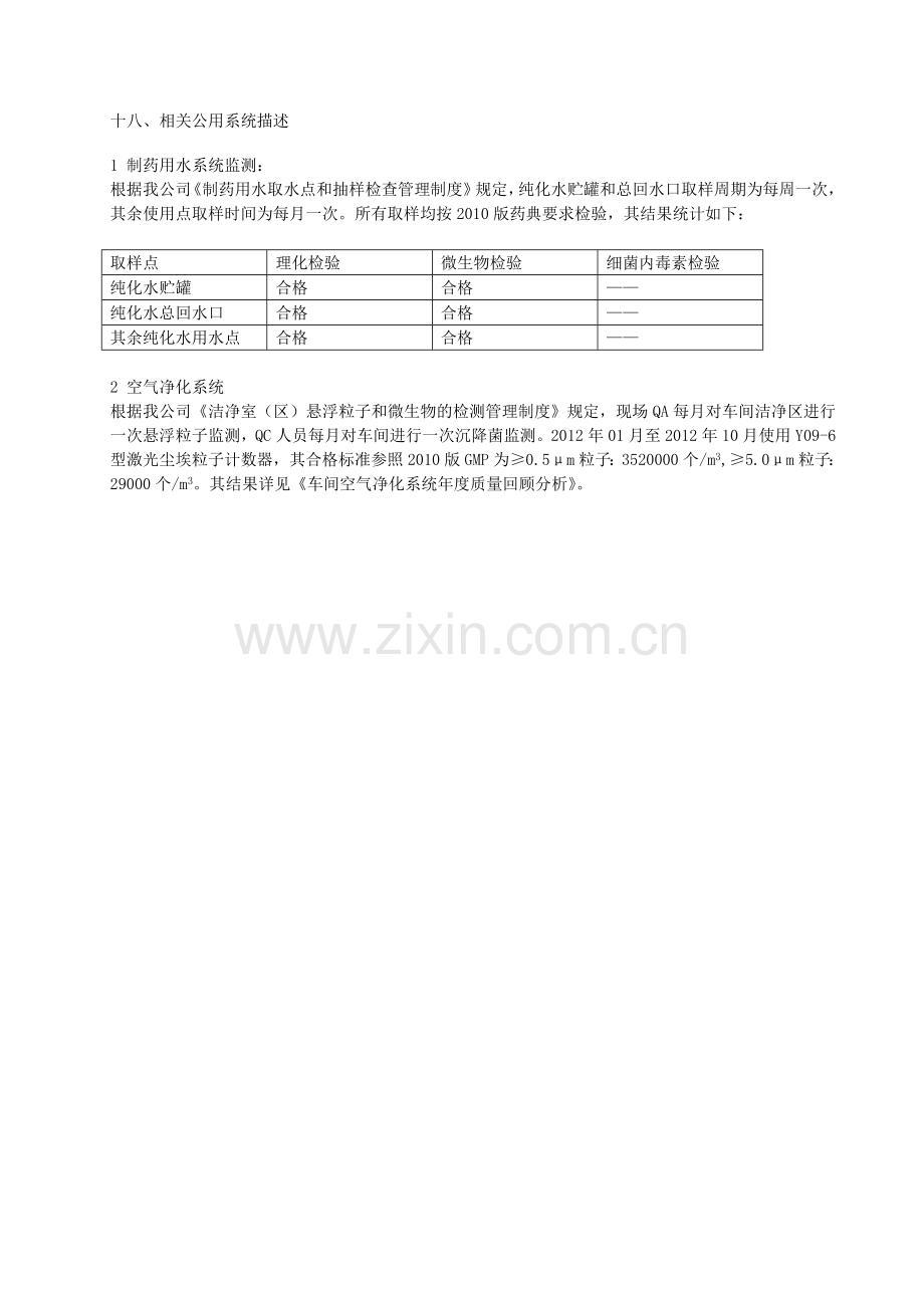 产品质量回顾--环境监测.doc_第1页