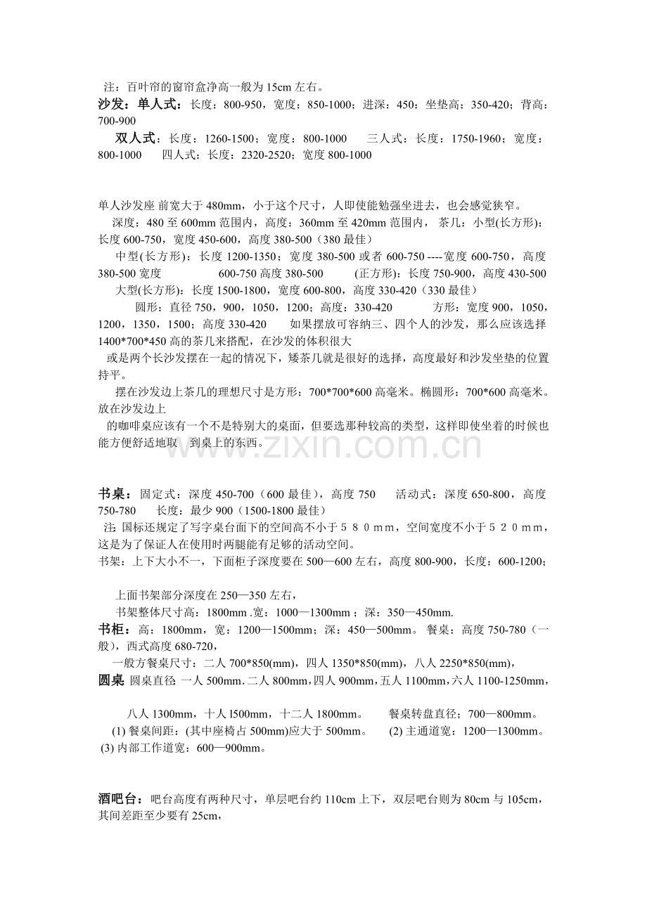 室内设计常用尺寸.doc_第2页