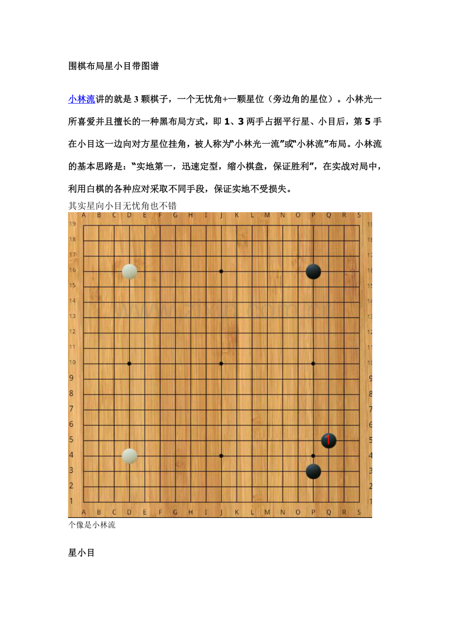 围棋布局星小目带图谱.doc_第1页