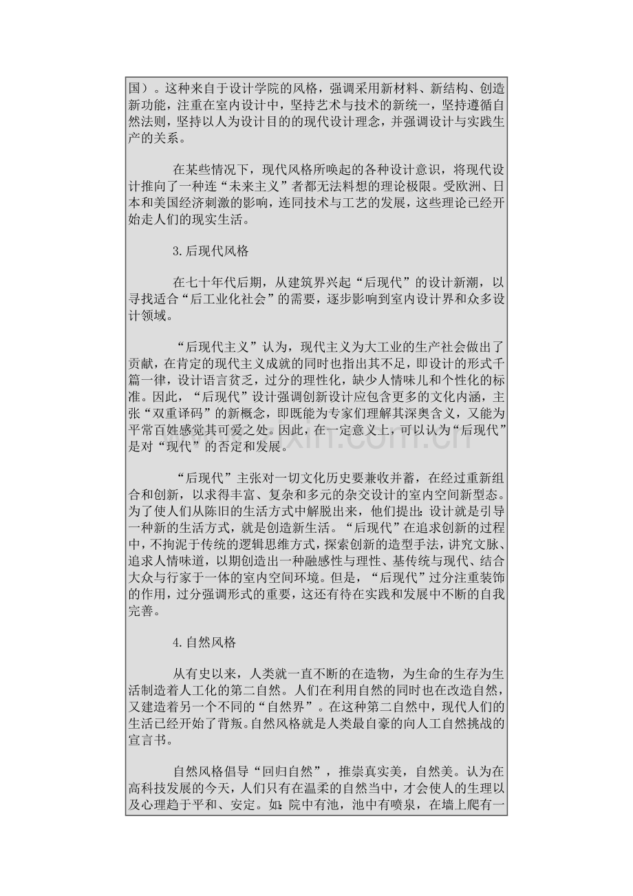 室内设计的风格与流派.docx_第2页