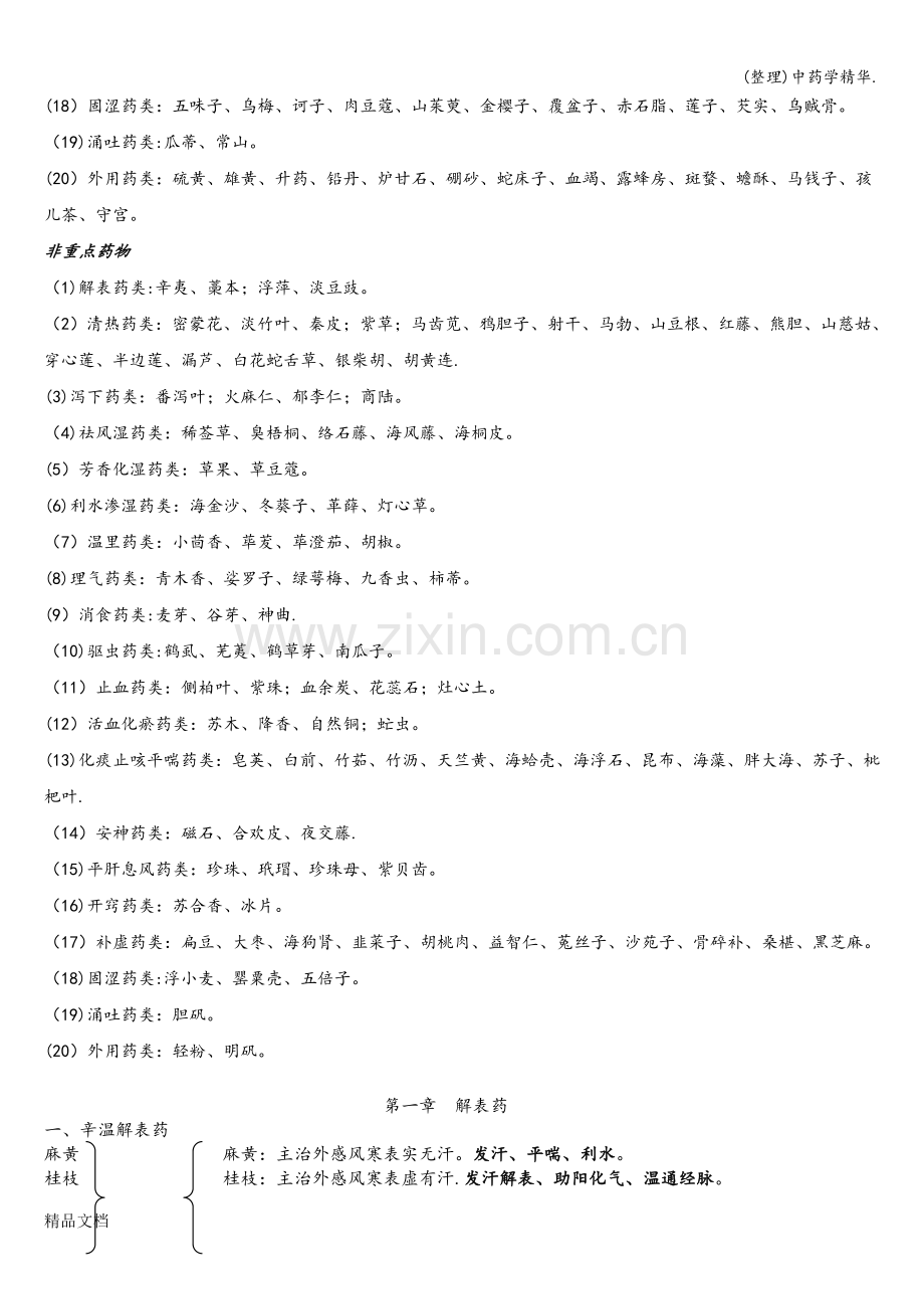 (整理)中药学精华..doc_第2页