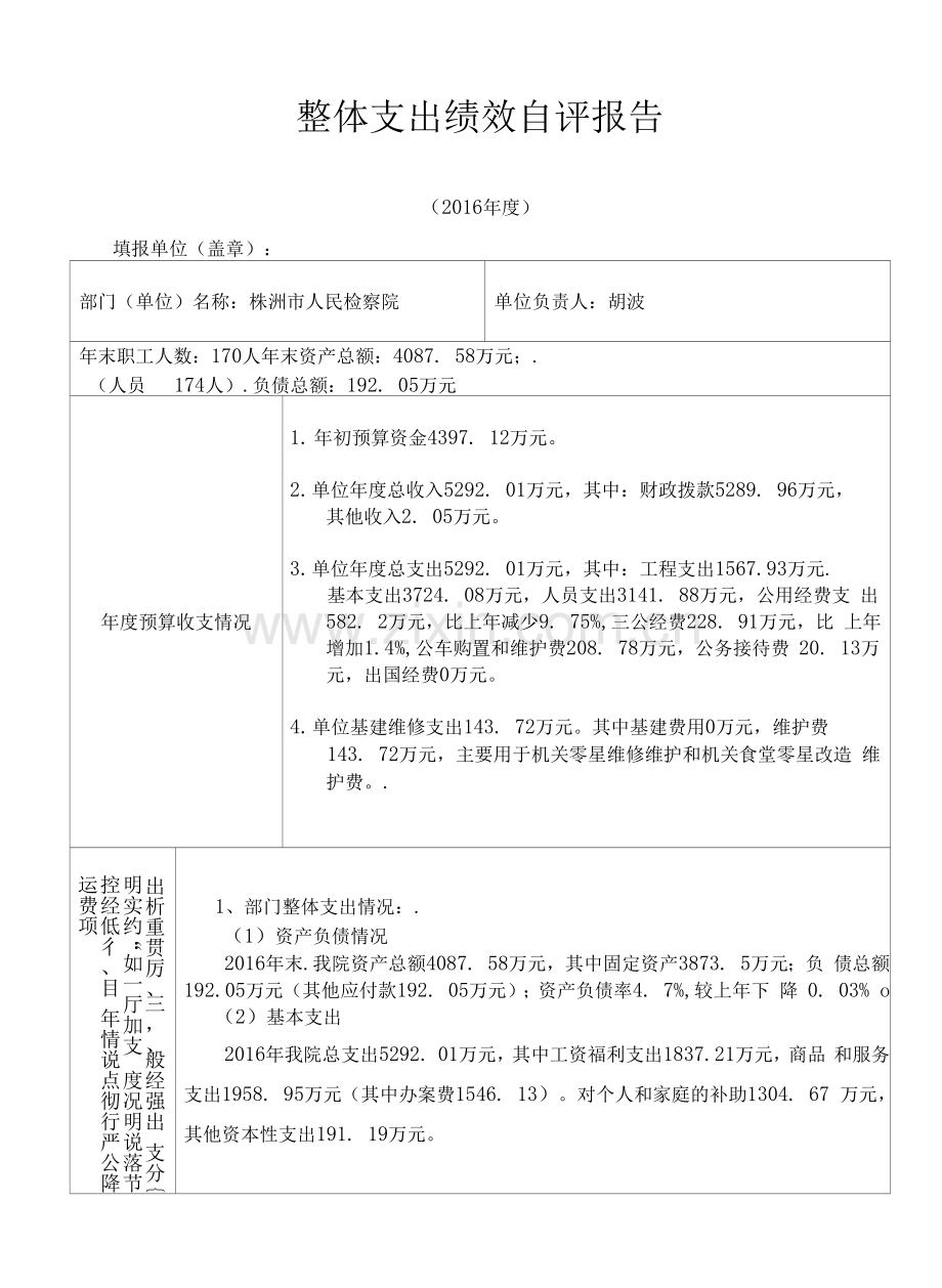 整体支出绩效自评报告.docx_第1页