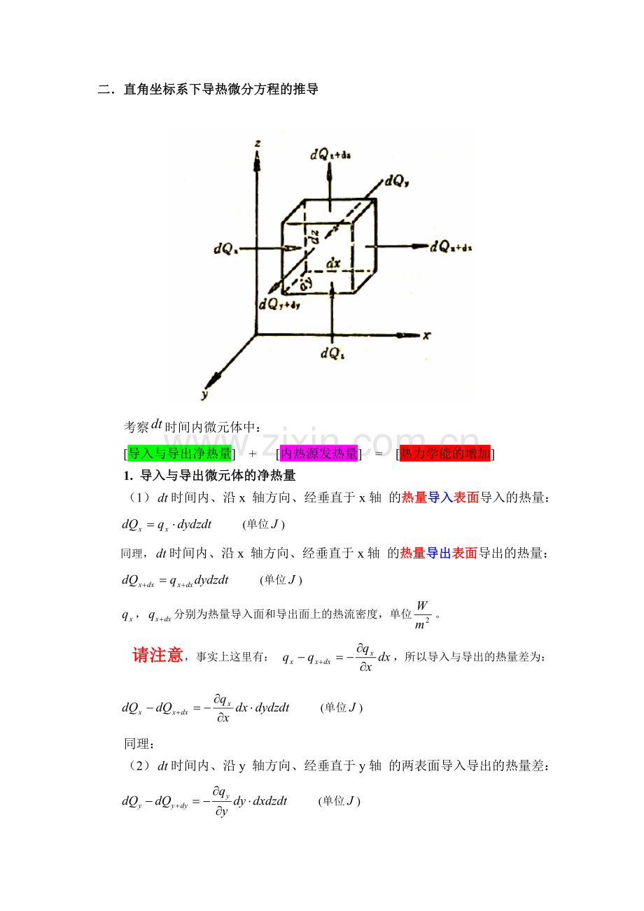 导热微分方程的推导_by Jacob.doc_第2页