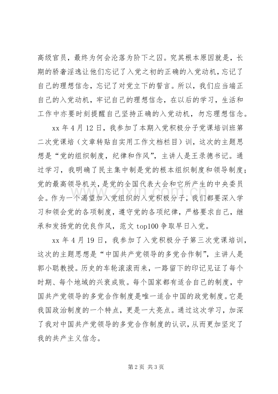 积极分子培训心得体会范文1500字.docx_第2页