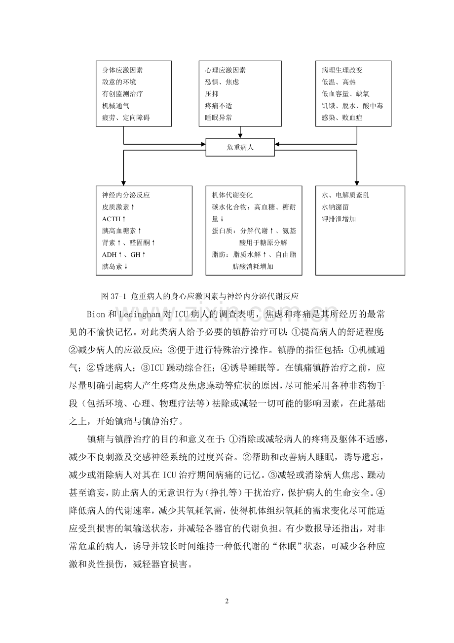 危重病人镇静、镇痛及神经肌肉阻滞剂的应用.doc_第2页