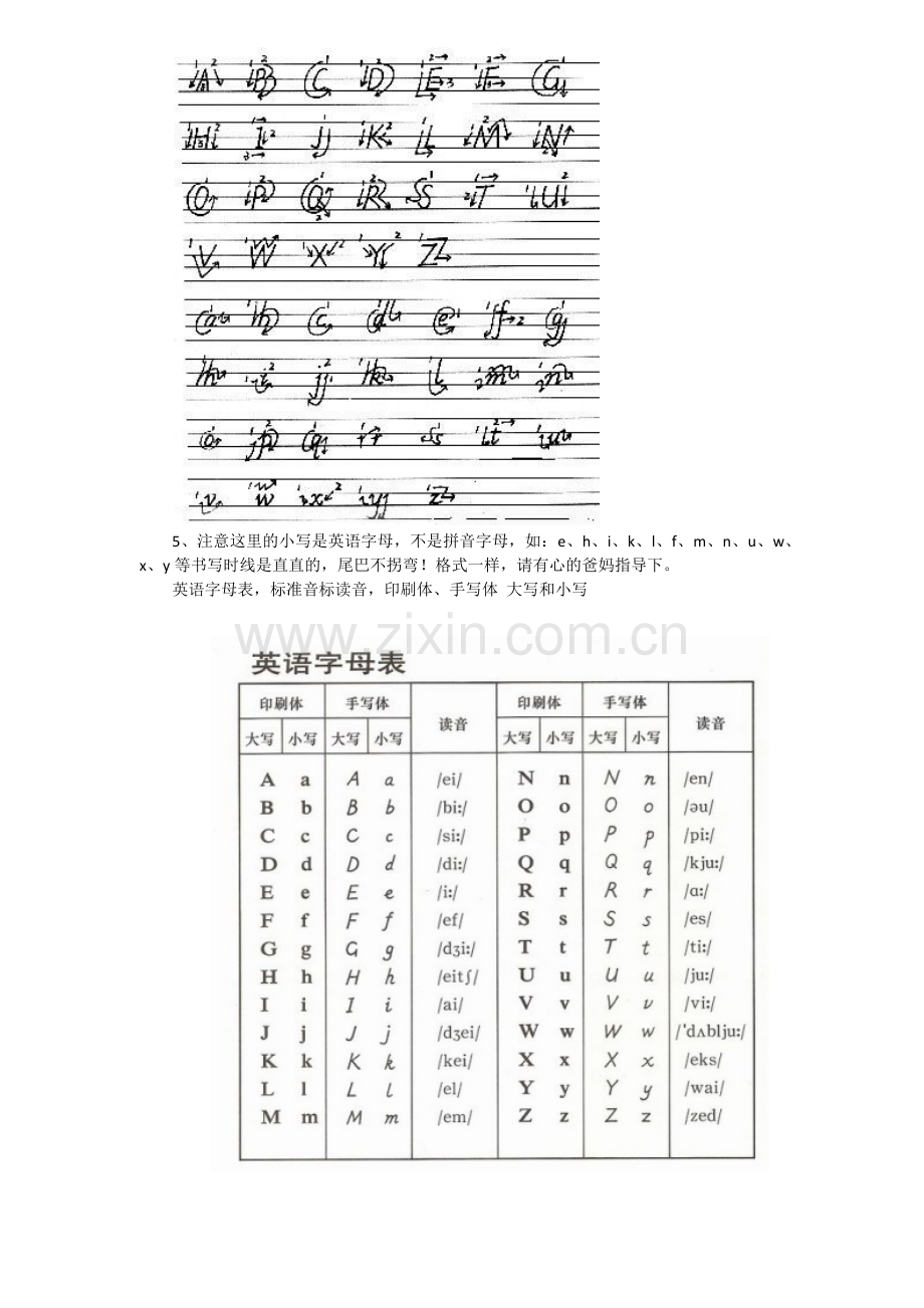英语字母的标准写法.docx_第2页
