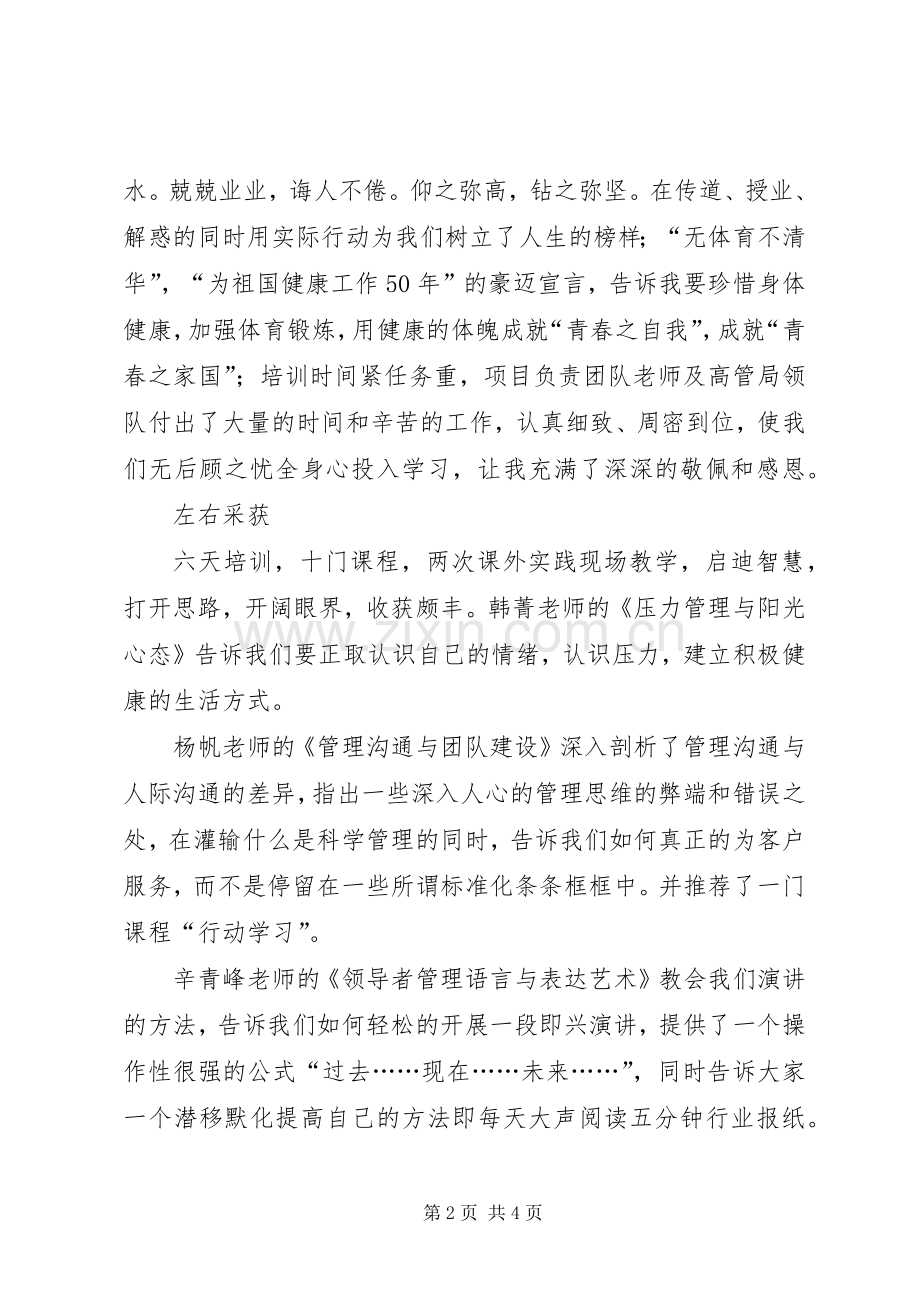 优秀干部培训心得体会.docx_第2页