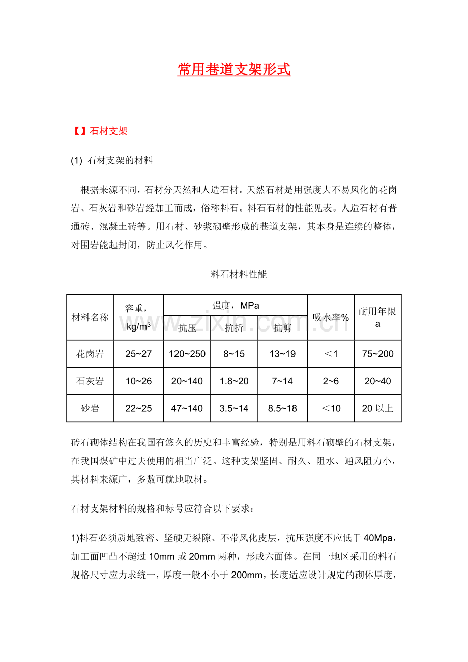 常用巷道支架形式.doc_第1页