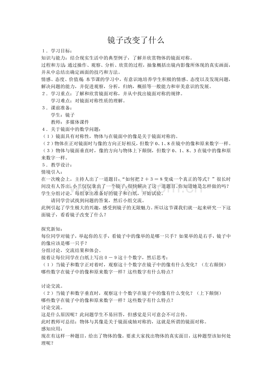 镜子改变了什么.doc_第1页